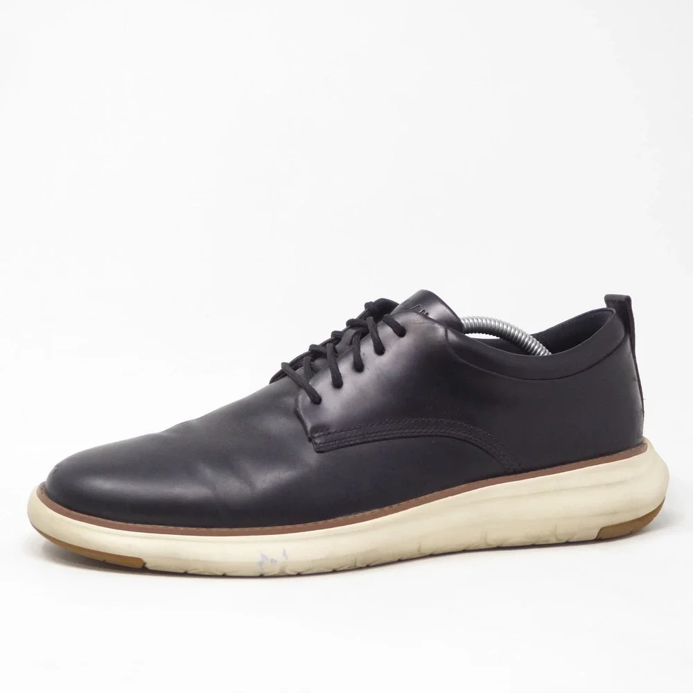 Cole Haan Mens Grand Remix Oxford Shoes Black Leather C40426 Size 11M